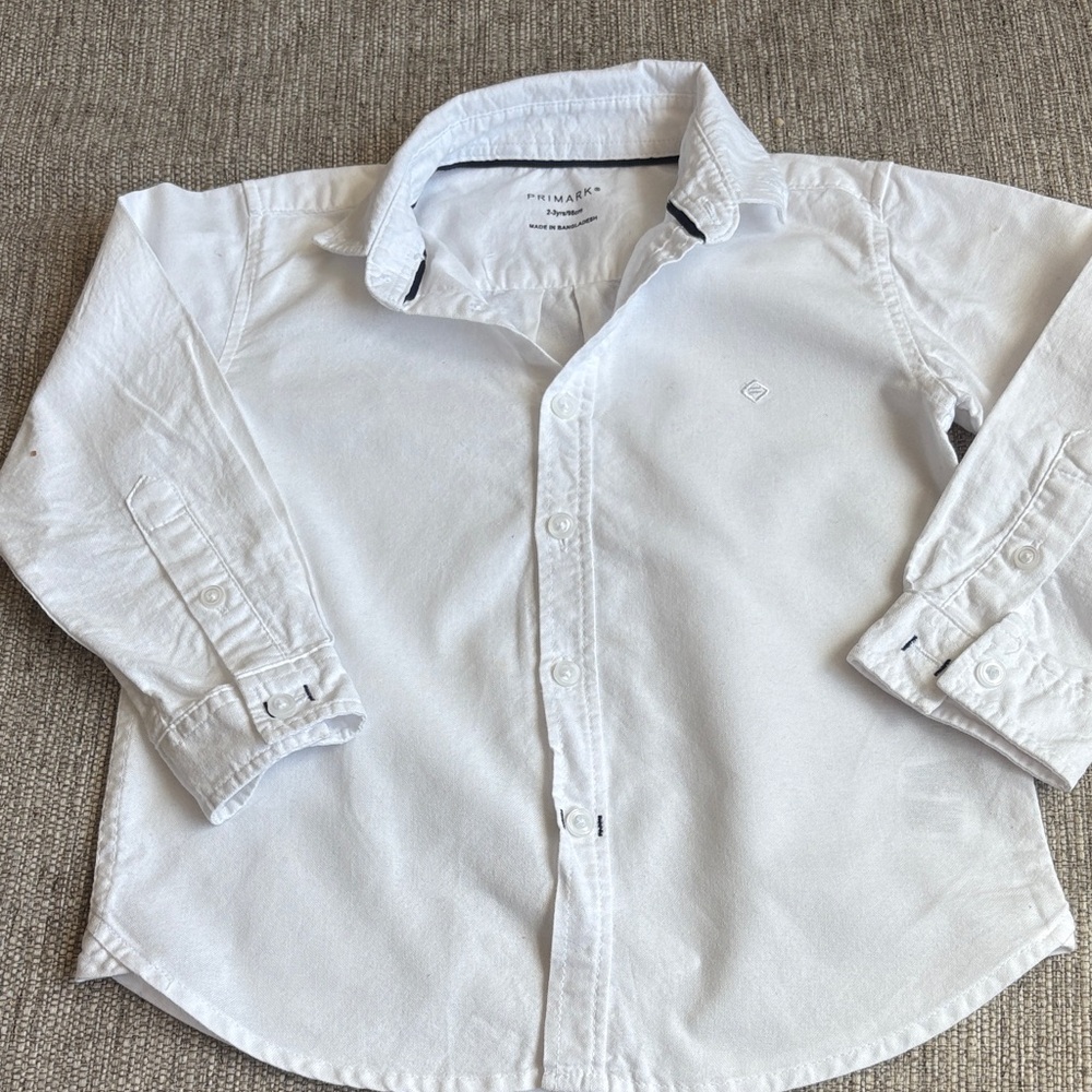 Primark White Classic Collared Shirt